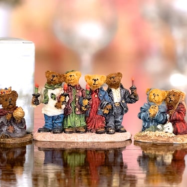VINTAGE: 2000 - 3pc Wunnerful Village Accessory Stuff Boyds Bears Collection - Chapel in the Woods - #19503-2 - NIB - Gift 