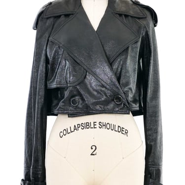 2007 Lanvin Cropped Leather Jacket