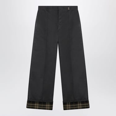 Burberry Ash Coloured Trousers With Lapels Women