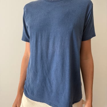 Plain Cotton Navy Tee