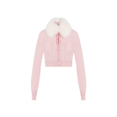 Sportmax Sport Cardigan Fake Fur Removable Neck Women