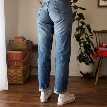 Vintage Levis Strauss 501 Button Fly Denim Jeans sz 27 