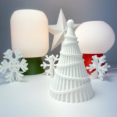 Winter Bliss Christmas Tree (STYLE 02 ) - Mantel Decoration - Holiday Decoration - Modern Holiday Decor 