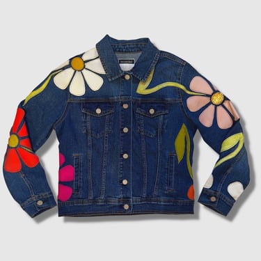 earth day 2023  &quot;leather daisies&quot; jacket (LIMITED EDITION)