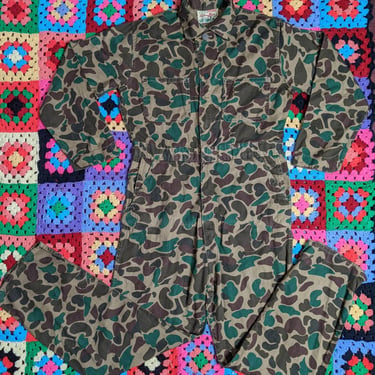 Vintage 60s/70s World Famous Camouflage Coveralls 