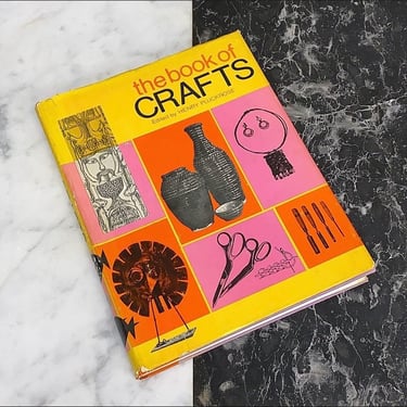 Vintage The Book of Crafts Retro 1970s Hardcover + First Edition + Henry Pluckrose + How To + Make it by Hand + Creative Thinking + Decor 