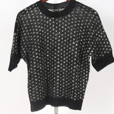 Kuovi Knit Tee - Black Multi