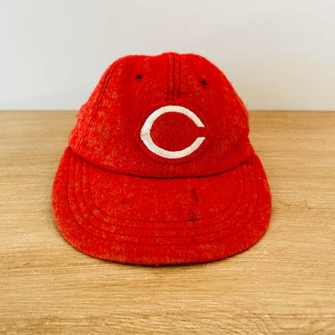 Vintage 1960s Cincinnati Reds MLB Wool Hat 