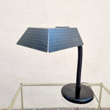 Vintage Table Lamp by Targetti Sankey / Retro Desk Lamp / Black Desk Lamp / Space Age Lighting / Italian Design / Table Lamp / Italy / '80s 