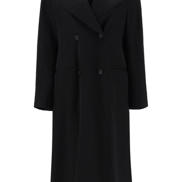 Toteme Double-Breasted Trench Coat In Gabardine Women