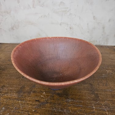 Carl Harry Stalhåne bowl, Atelier Rörstrand model SHX 60s stoneware 