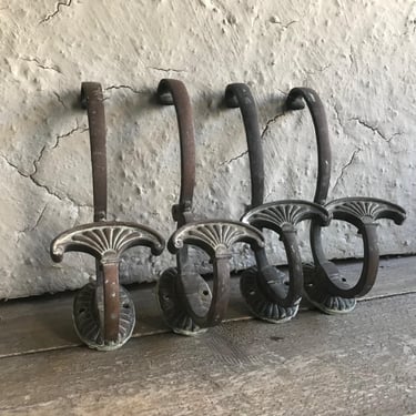 Copper Coat Hooks, Wall Hooks, Copper, Bronze, Decorative Wall Brackets, Sold by Each 