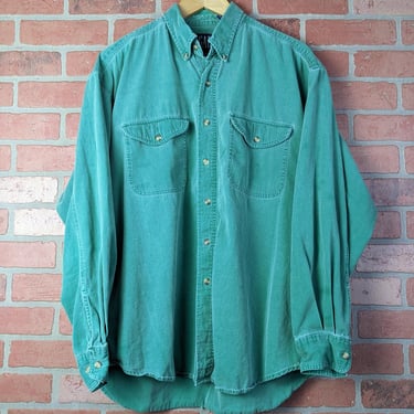 Vintage 90s Gap ORIGINAL Button Down Work Shirt - Large 