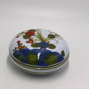 vintage CACF FAENZA Hand Painted Trinket Dish made in Italy 