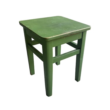 Painted Green Stool (Four Available)
