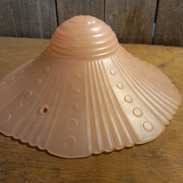 Vintage Pink Glass Shade