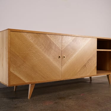 Dutzer Console, Modern Sideboard, Mid-Century Modern Credenza, Mid Century Console (Shown in Walnut) 