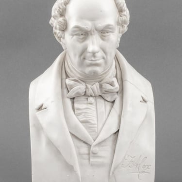 After Joseph Pitts, Parian Bust of F.A. Cox, 1854