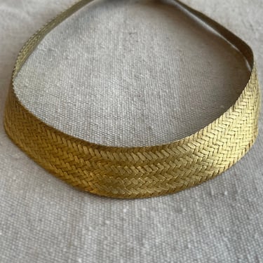 brassy collar necklace