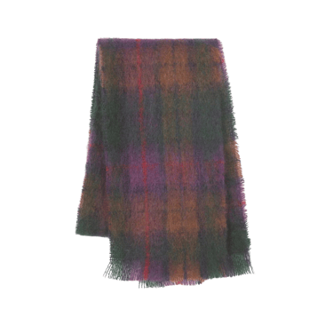 Drumin Mohair Scarf - Woodland