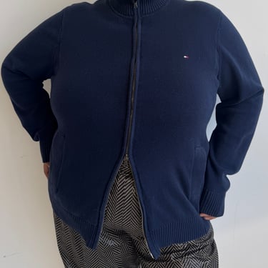 Vintage - Navy Tommy Double Zip-Up (2X)