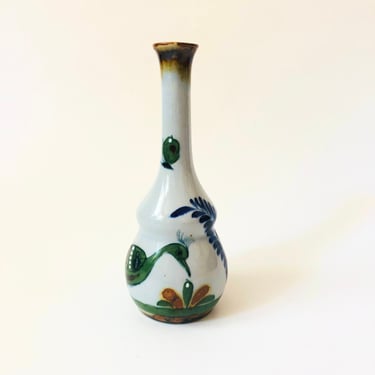 Mexican Folk Art Pottery Vase 