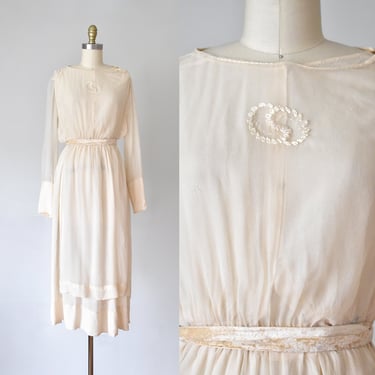 Belle silk edwardian wedding gown, silk dress, edwardian dress 