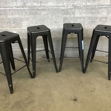 4 Ashley Pinnadel Steel Stools (Seattle)