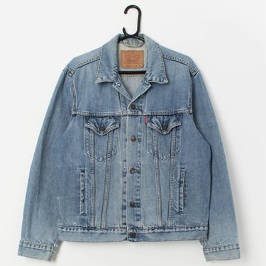 Vintage Levis trucker denim jacket in stonewash blue - Medium 