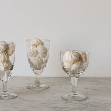 Trio of Hand Cut Glasses