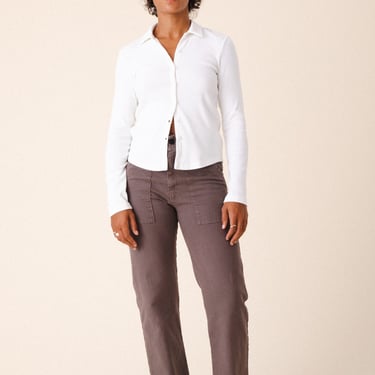 Canvas Utility Pant in Dior Gray