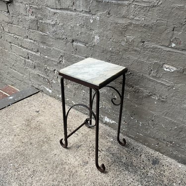 Stone & Iron Side Table