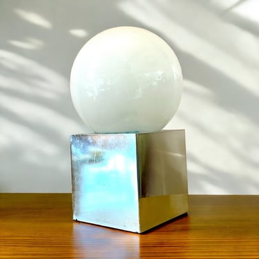 Vintage 1960s Robert Sonneman Retro Orb Table Lamp 