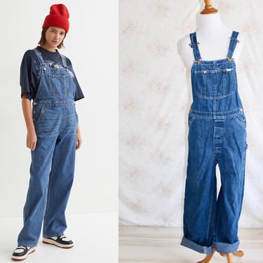 Vintage 1970s LEE Denim Overalls Workwear Made in USA Union Jean Coveralls 