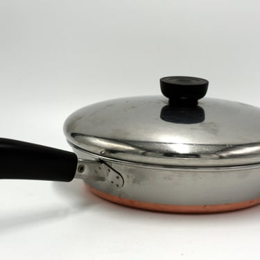 vintage revere ware 8" frying pan 