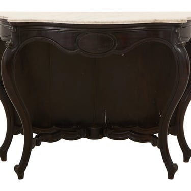 Antique Regency Marble Top Console