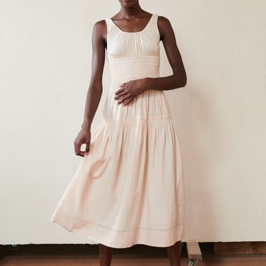 SIGRID DRESS | piquillo check | organic + earth dyed