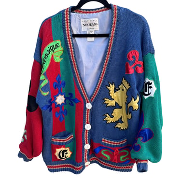 NO! Jeans Vintage 90s 80s Embroidered Knit Linen | Shop Lisa
