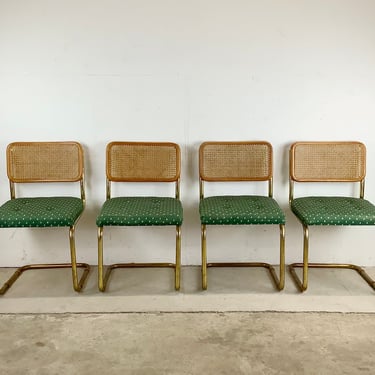 Vintage Modern Cesca Style Cane Back Chairs- 4 