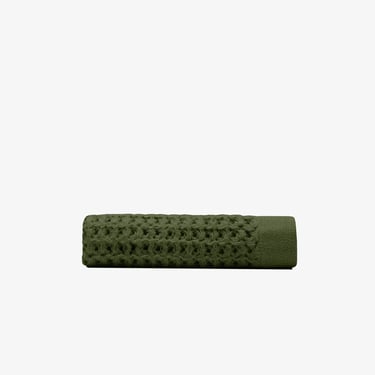 Waffle Hand Towel: Forest