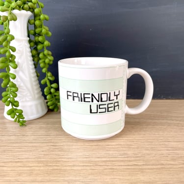 Taylor & Ng Friendly User compu-mug - 1980s vintage 
