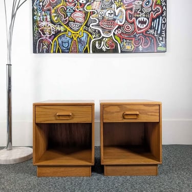 Pair of Mid Century Danish Modern Nightstands