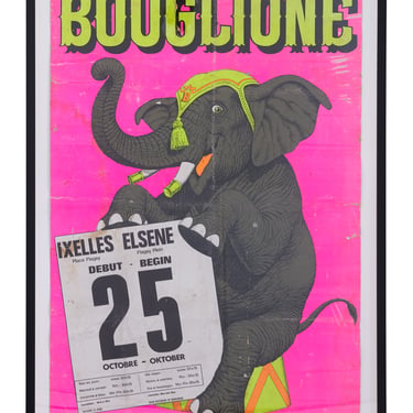 Vintage Bouglione Circus Poster