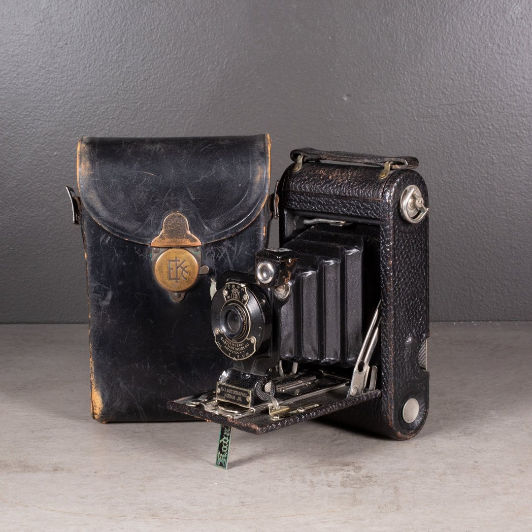 Large Antique Kodak No. 3A Model C Folding Camera c.1900-1915