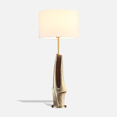 Mid-Century Modern Brutalist Table Lamp by Laurel
