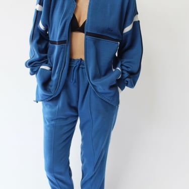 Vintage Cobalt Christian Dior Track Suit