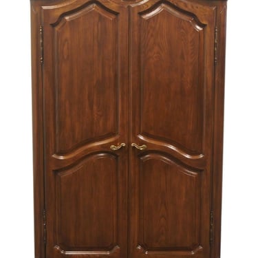 DAVIS CABINET Co. French Regency Style 79" Clothing Armoire 88222 - Antique Brune Finish 