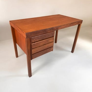 Vintage 4-Drawer Danish Teak Desk