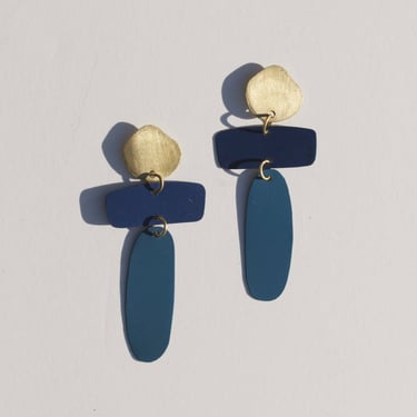 Rover & Kin - Ultramarine Trio Earrings