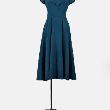 Mona Van Seuss Dress (Teal Blue)